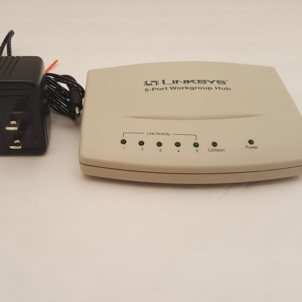 LINKSYS 5 Port Workgroup Hub | EW5HUB | USED | TESTED